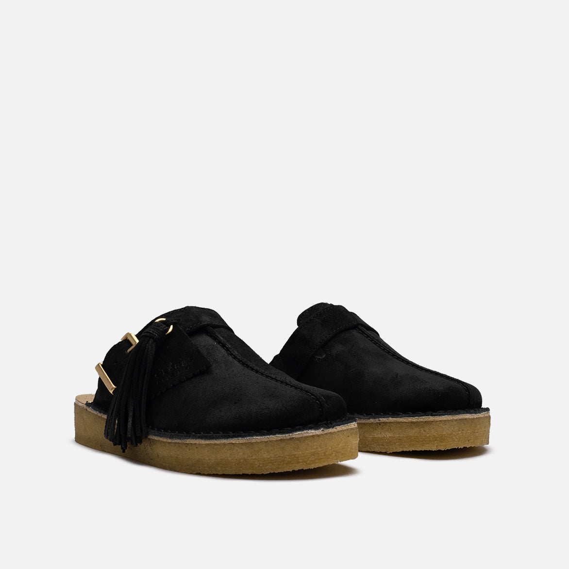 WMNS TREK MULE - Black Suede