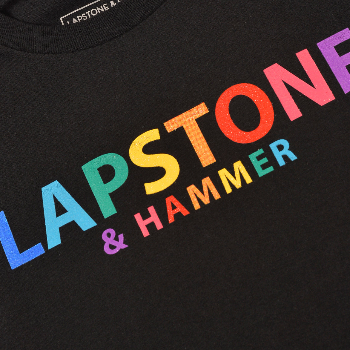 LH COLOR-BLOCK TEE - BLACK / MULTI