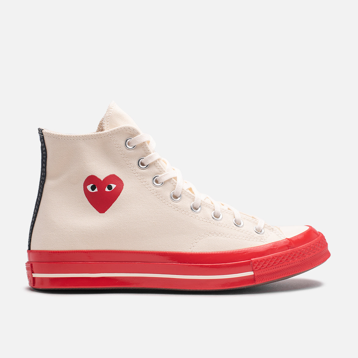 CDG PLAY X CONVERSE CHUCK 70 HIGH PRISTINE RED - Main Image