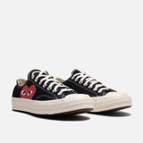 CDG PLAY X CONVERSE CHUCK TAYLOR ALL STAR '70 OX - BLACK