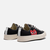 CDG PLAY X CONVERSE CHUCK TAYLOR ALL STAR '70 OX - BLACK