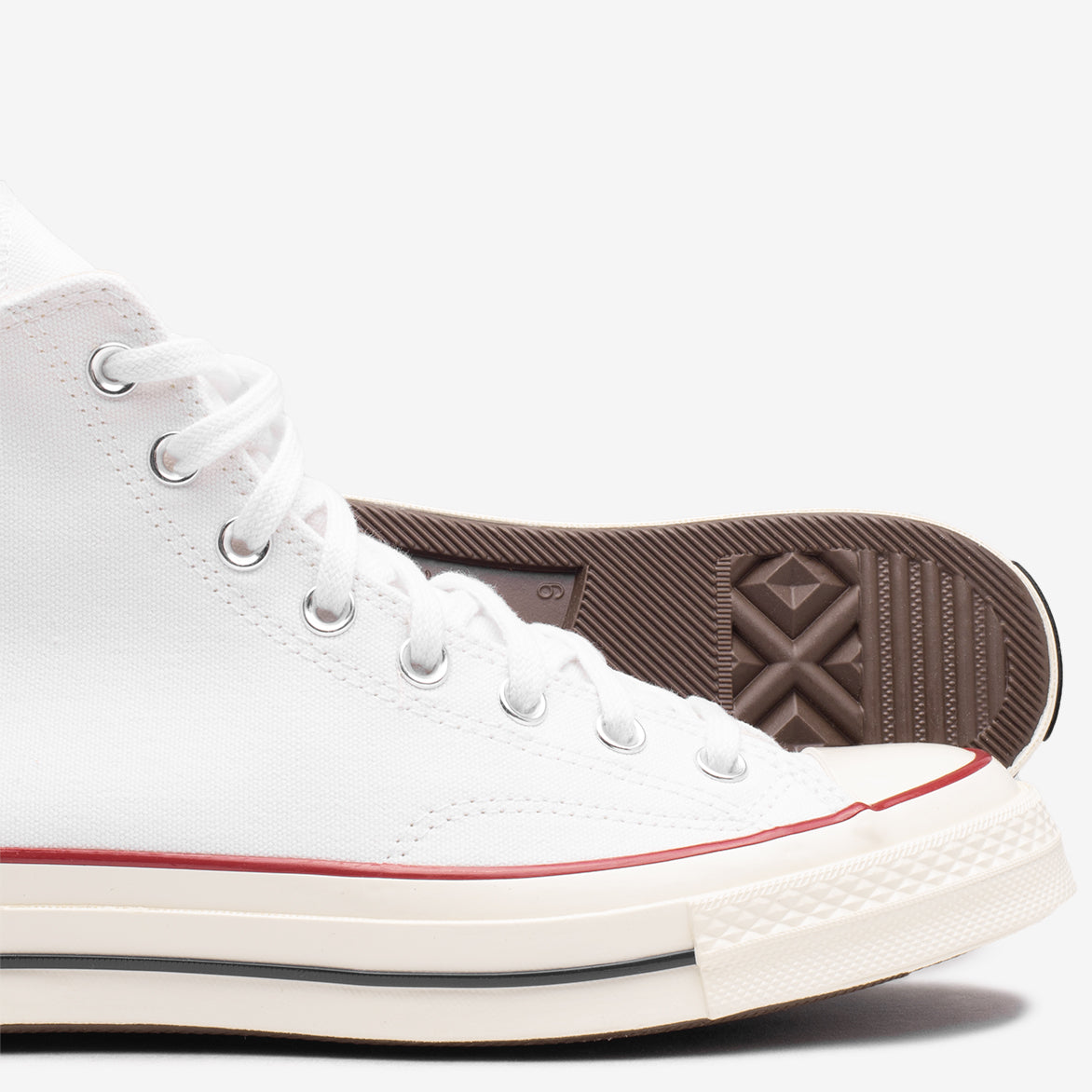 CHUCK 70 HI - WHITE / GARNET