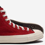 RENEW CHUCK 70 HIGH UPCYCLED FLEECE - RED / BLACK / BLUE