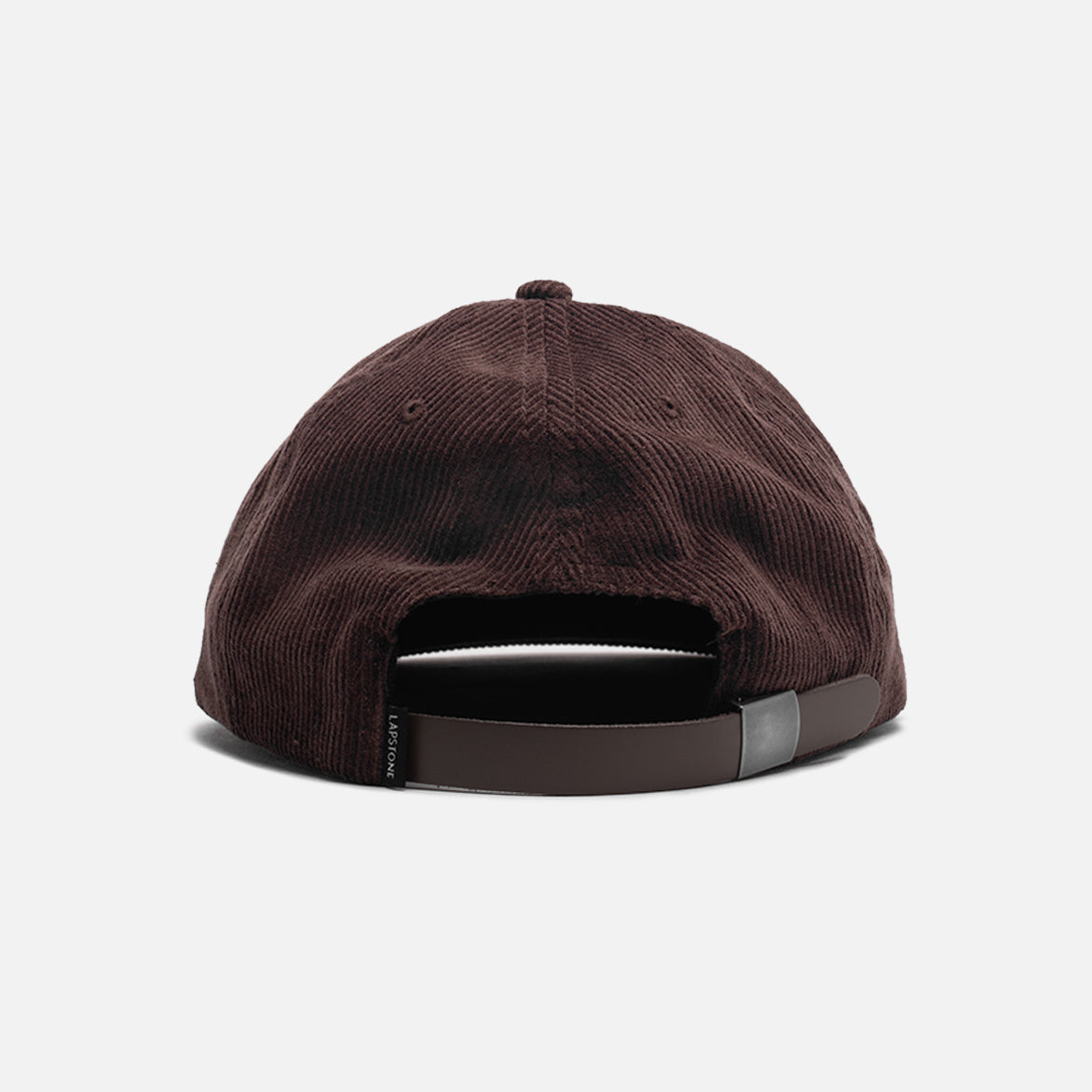 LH CORDUROY 6 PANEL HAT - BROWN / CREAM