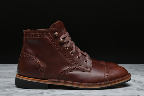 JACK II BROGUE - DARK COFFEE