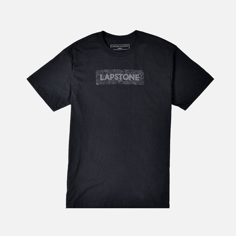 LAPSTONE DECO BOX TEE - BLACK REFLECTIVE