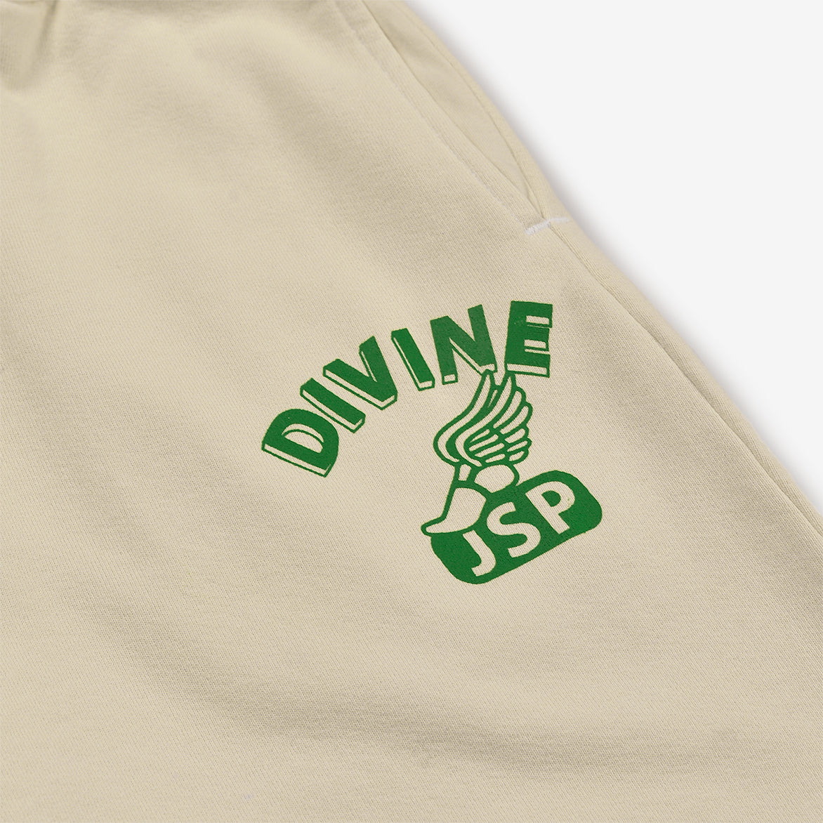 DIVINE x JSP SWEATPANT - CREAM / GREEN