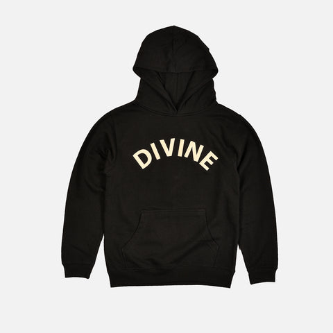 DIVINE YOUTH HOODIE - BLACK