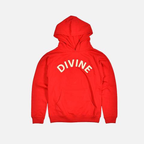 DIVINE YOUTH HOODIE - RED