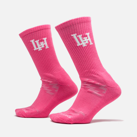 LH INTERLOCK SOCK - PINK