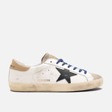 SUPER-STAR LEATHER - WHITE / TAUPE