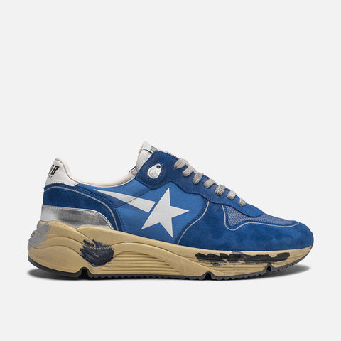 RUNNING SOLE SUEDE TOE - BLUE/WHITE