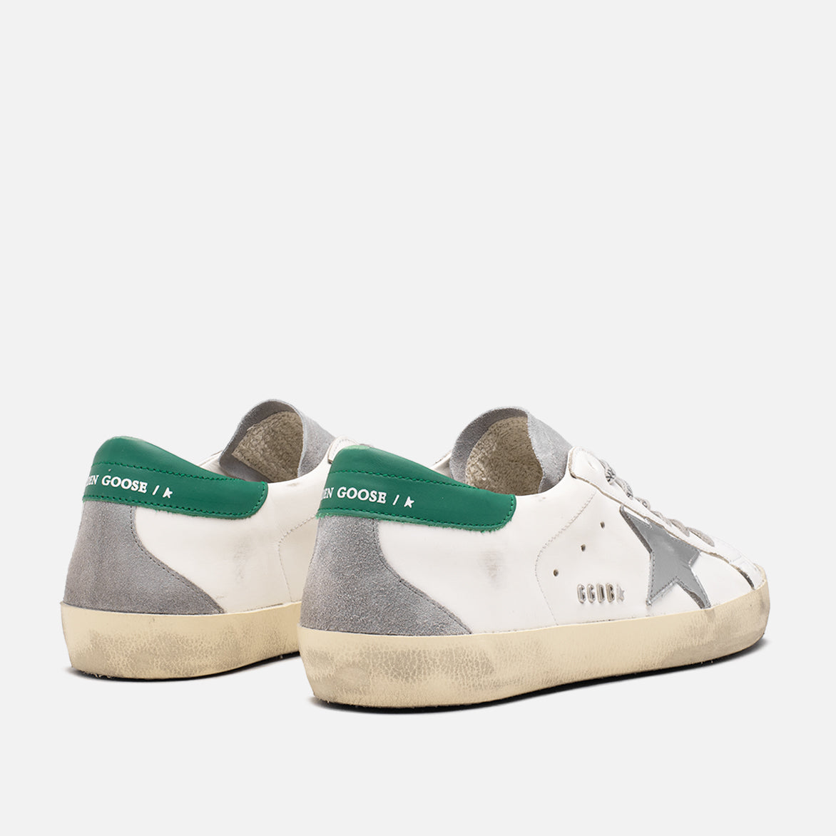 SUPERSTAR CLASSIC LEATHER - WHITE / GREY / SILVER / GREEN