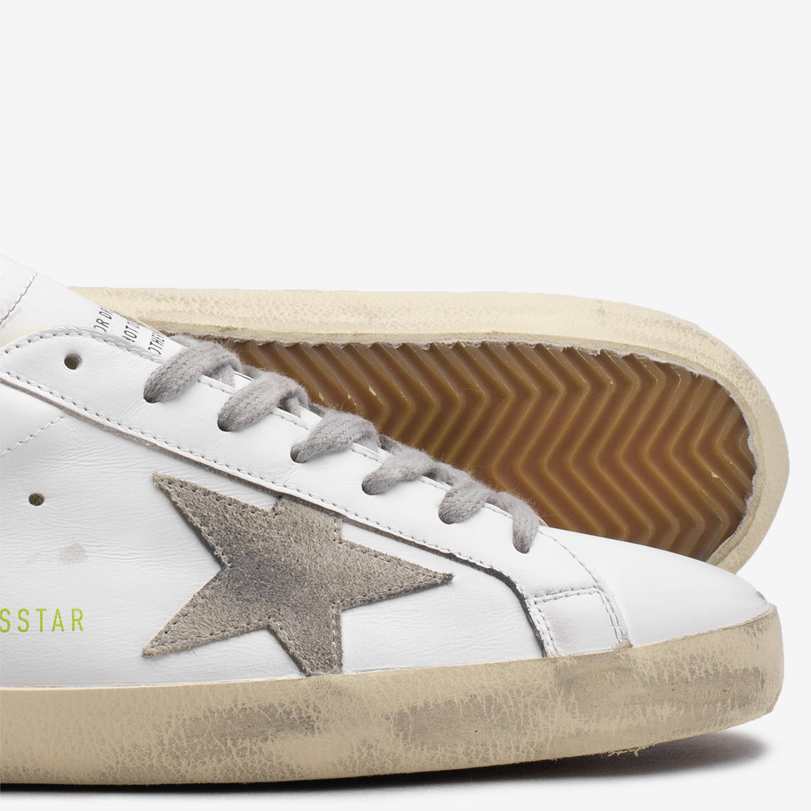 SUPERSTAR CLASSIC LEATHER - WHITE / ICE / LIME GREEN