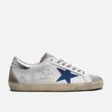 SUPERSTAR CLASSIC LEATHER - WHITE / ELECTRIC BLUE