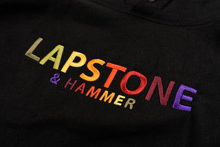 LAPSTONE AUTUMN BLOCK HOODIE - BLACK