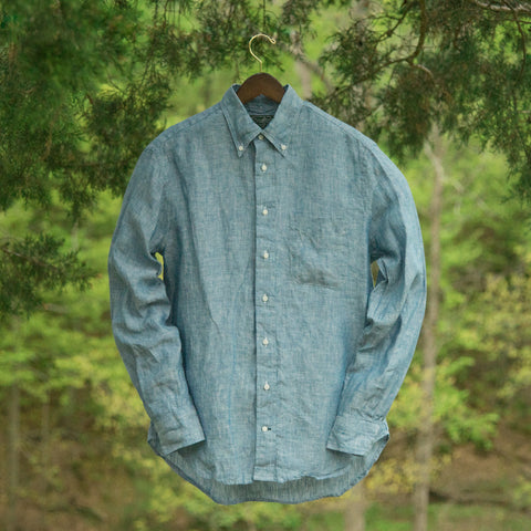 LINEN CHAMBRAY - LIGHT BLUE