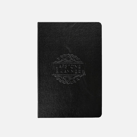 LAPSTONE & HAMMER HARDCOVER NOTEBOOK - BLACK