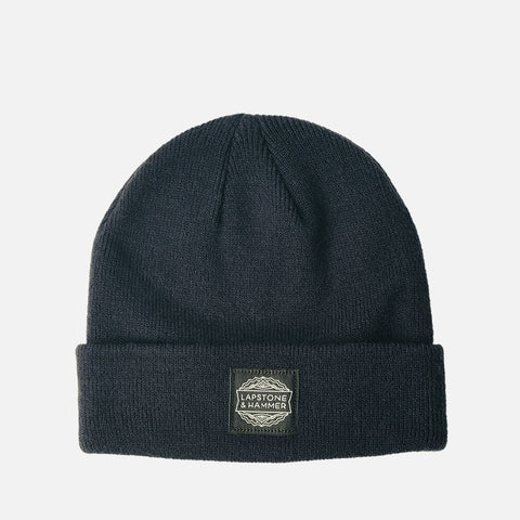 LAPSTONE KNIT BEANIE - NAVY