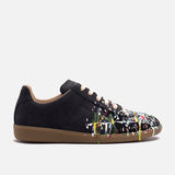 REPLICA PAINT DROP SNEAKER - BLACK