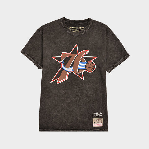 LAPSTONE X M&N VINTAGE STAR TEE - WASHED BLACK