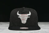 LAPSTONE & HAMMER x MITCHELL & NESS "BLACK DESTRUCTED DENIM" - BULLS