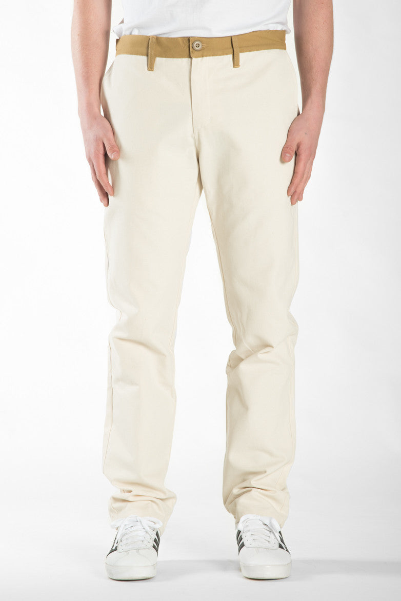 BARRINGTON SLIM PANT - NATURAL / WHEAT