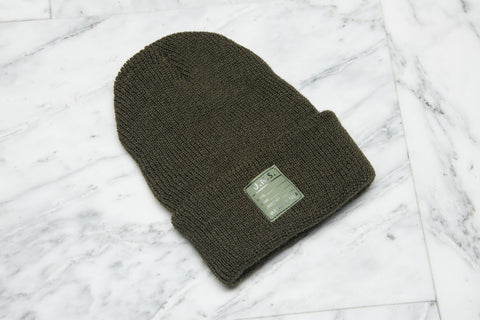 WOOL WATCH CAP - OLIVE