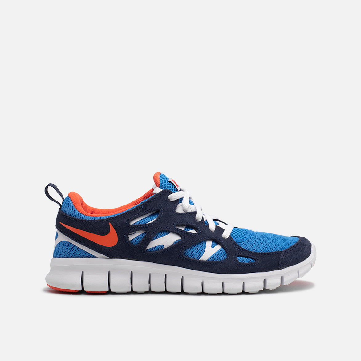 Nike running shoes blue and orange Clearance