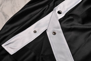 WMNS ICON CLASH POPPER PANT - BLACK / WHITE