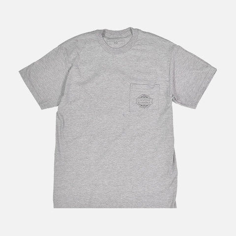 LAPSTONE LOGO POCKET TEE - GREY