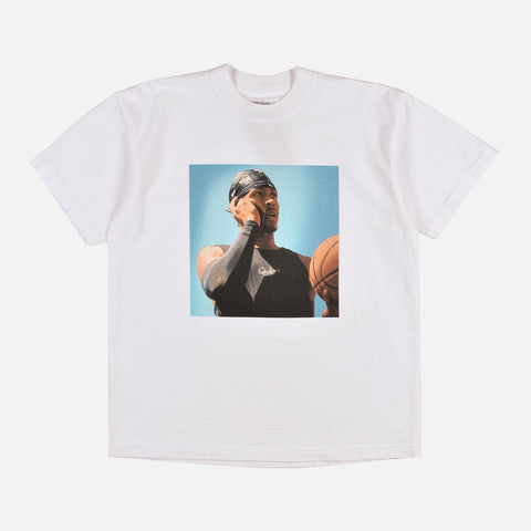 ALLEN IVERSON "PHONE & BALL" TEE - WHITE