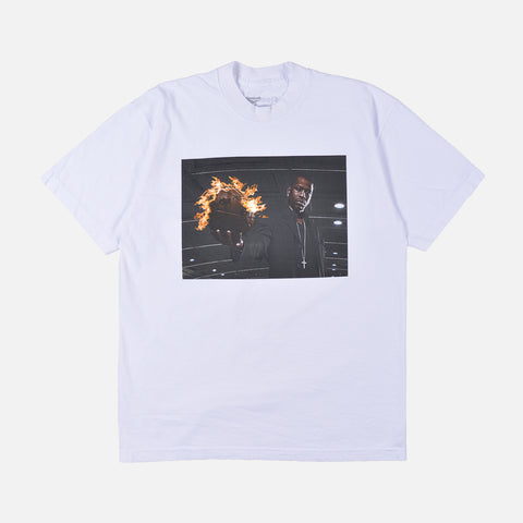 ALLEN IVERSON "FIREBALL" TEE - WHITE