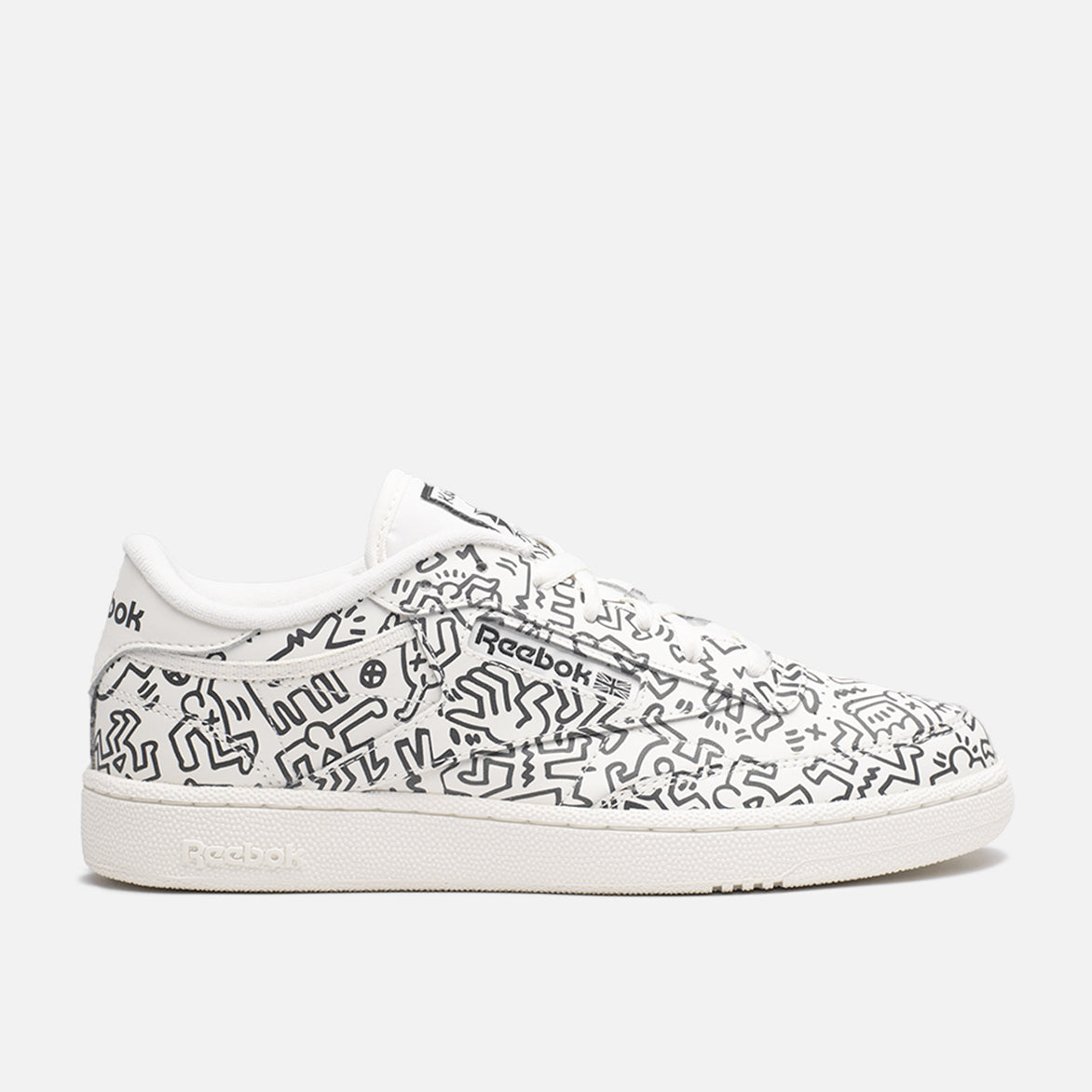 KEITH HARING X REEBOK CLUB C - CHALK / PURE GREY