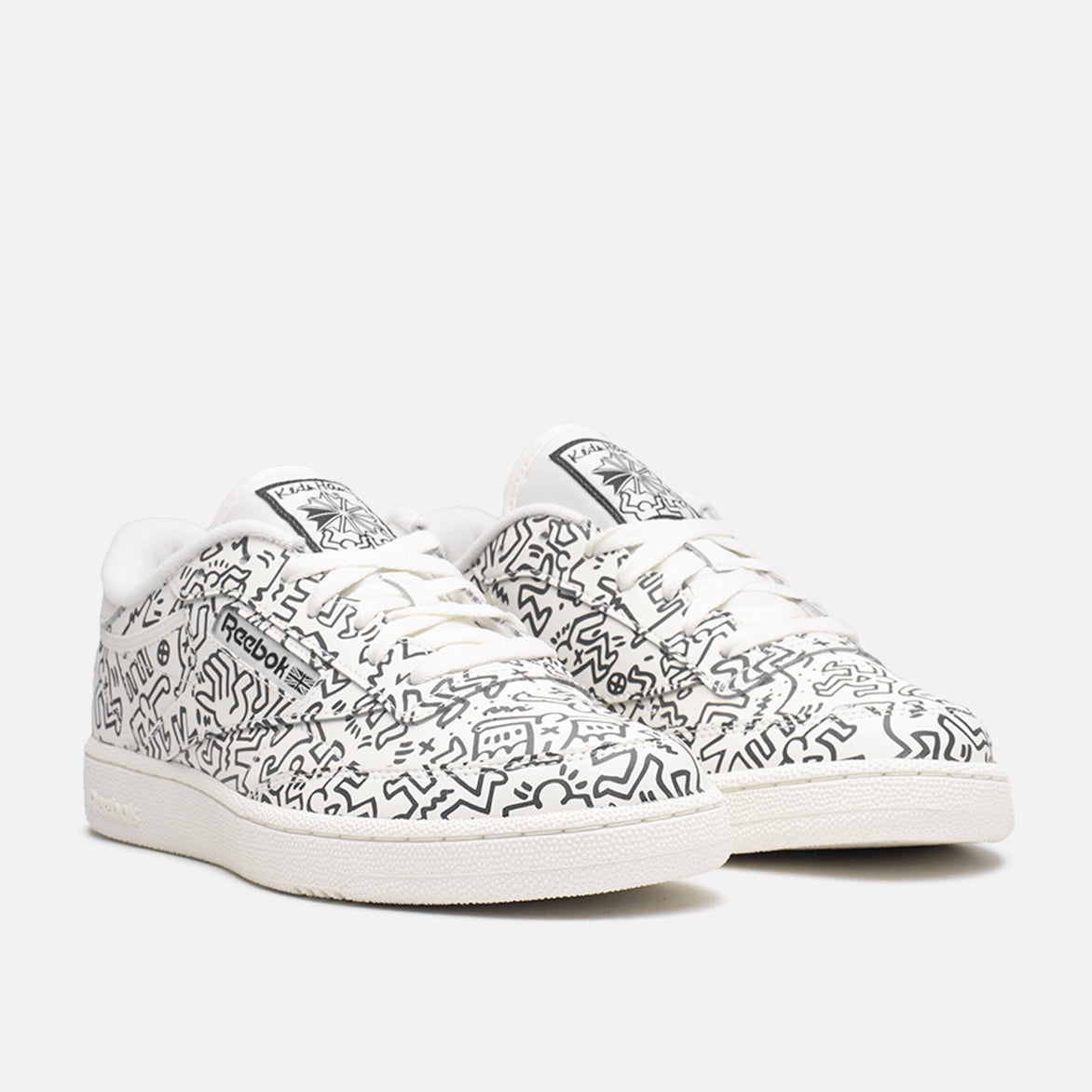 KEITH HARING X REEBOK CLUB C - CHALK / PURE GREY