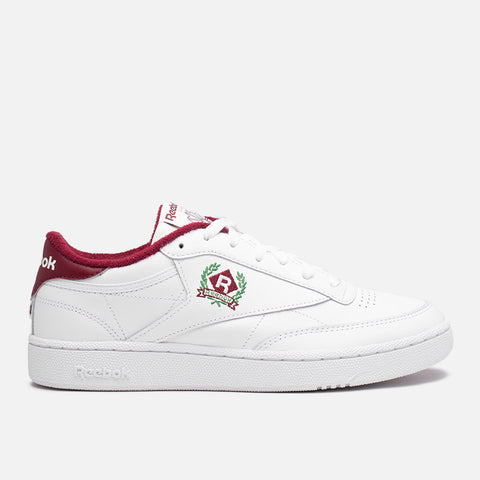 CLUB C 85 - WHITE / BURGUNDY