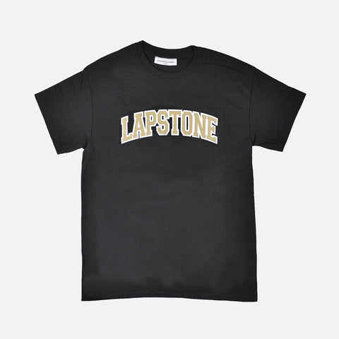 VARSITY TEE - BLACK / TAN