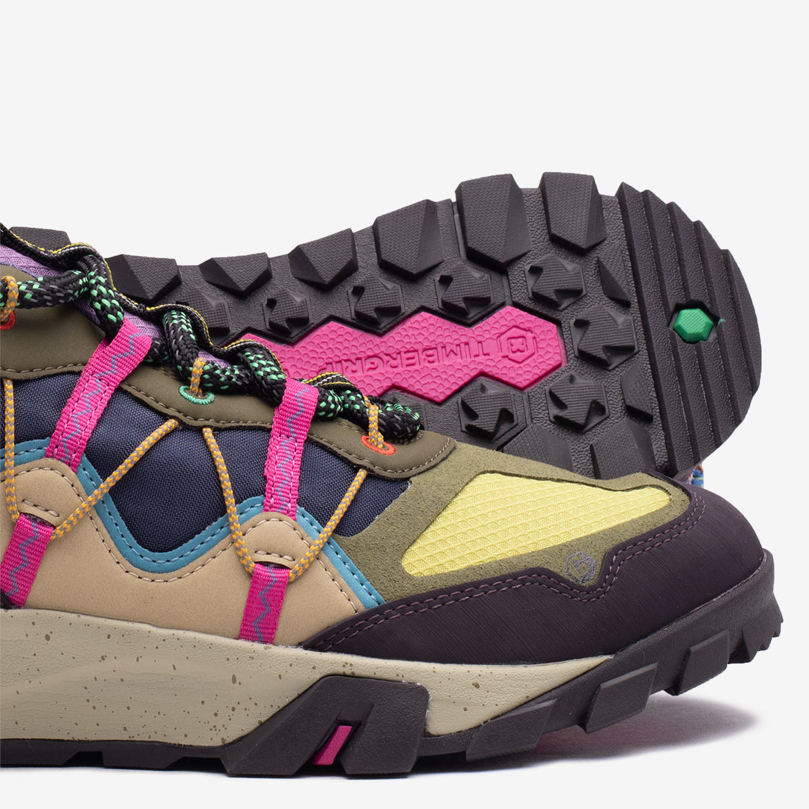 BBC BEELINE X TIMBERLAND GARRISON TRAIL HIKER LOW - DARK PURPLE / BROWN