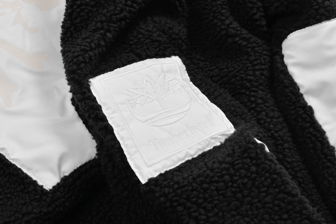 MASTERMIND X TIMBERLAND FLEECE JACKET - BLACK / WHITE