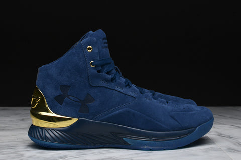 CURRY 1 LUX MID SUEDE - BLUE