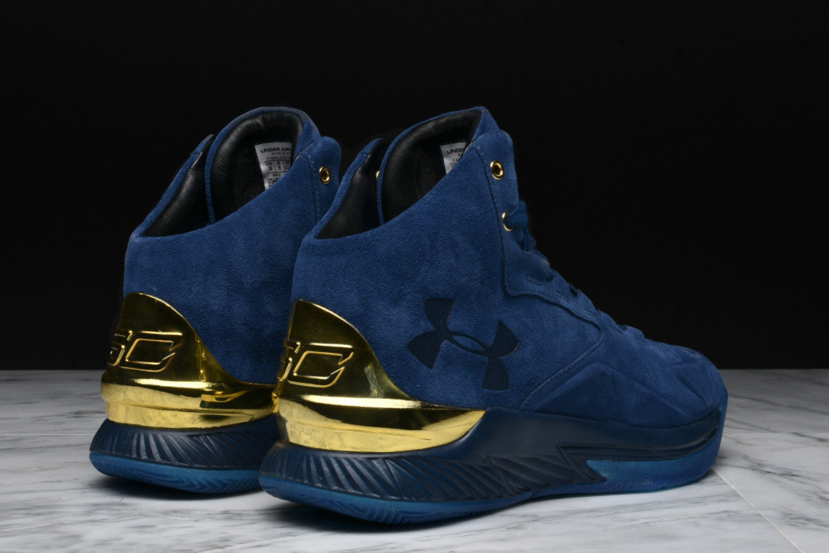 CURRY 1 LUX MID SUEDE - BLUE