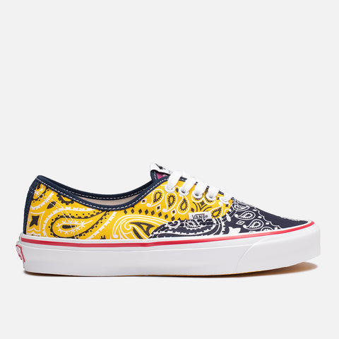 BEDWIN X VANS OG AUTHENTIC LX "BANDANA" - NAVY / YELLOW
