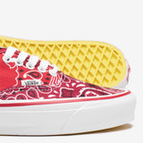 BEDWIN X VANS OG AUTHENTIC LX "BANDANA" - RED / PINK