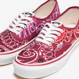 BEDWIN X VANS OG AUTHENTIC LX "BANDANA" - RED / PINK