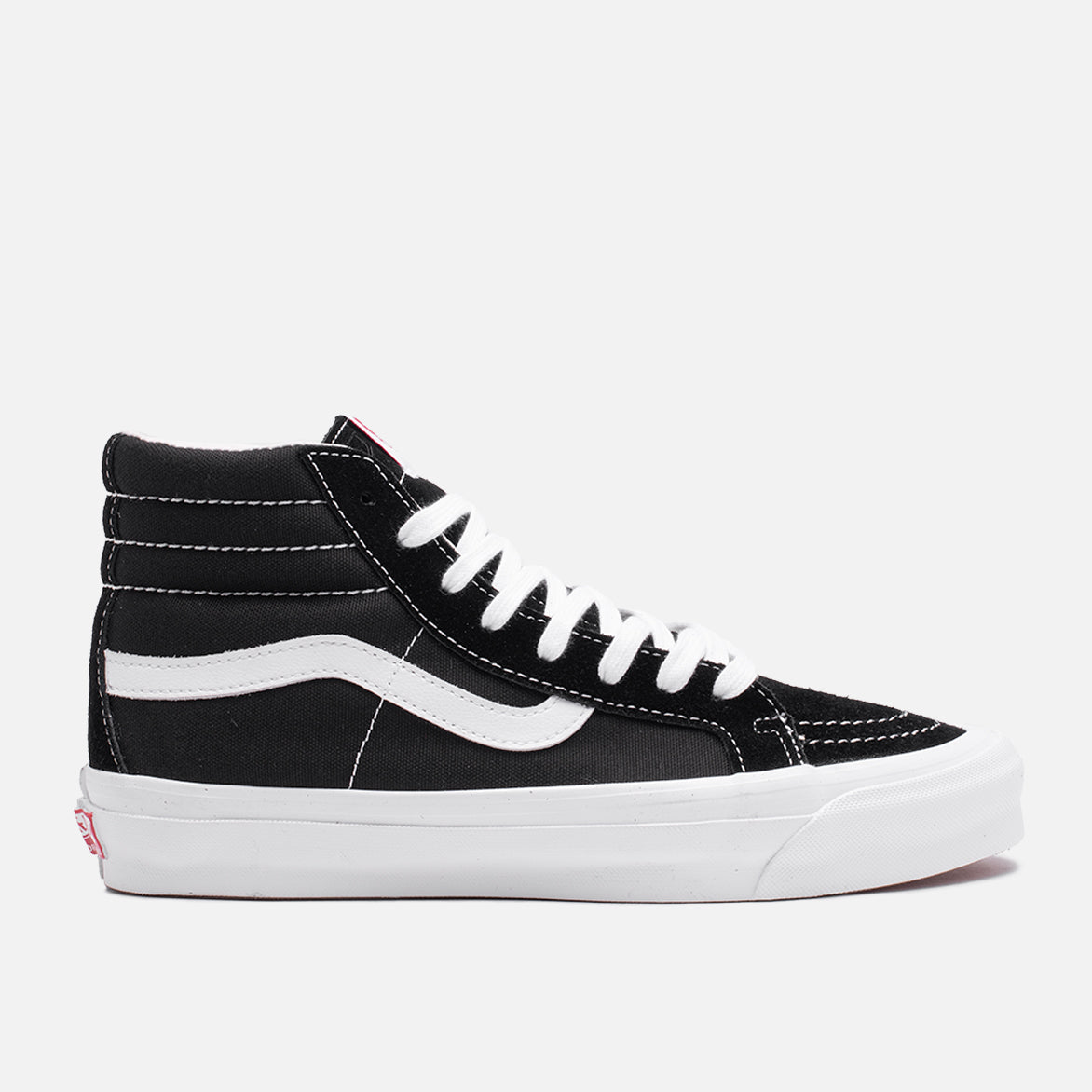 VANS VAULT OG SK8-HI LX - BLACK / WHITE