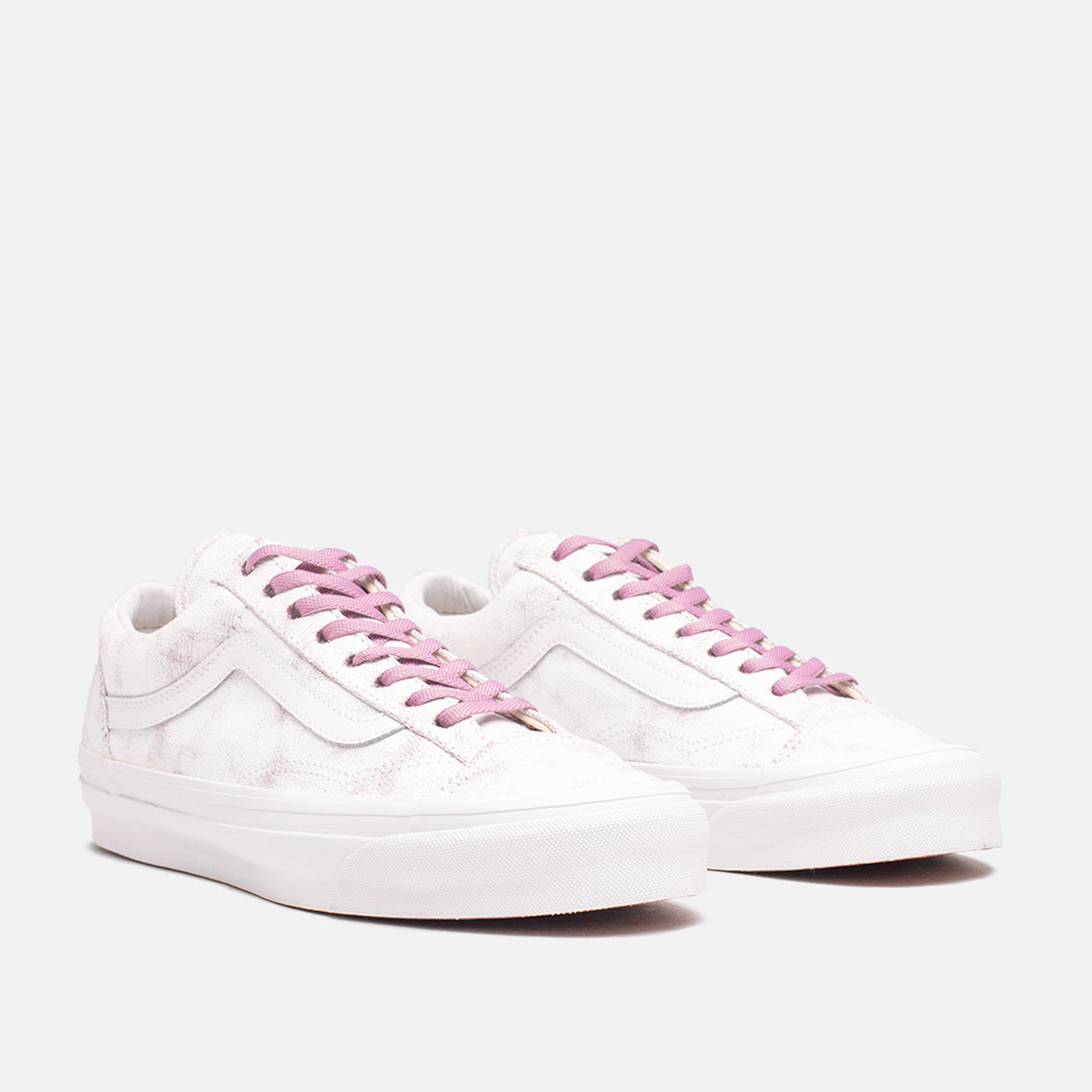 VANS VAULT OG STYLE 36 LX - DISTRESS WHITE / MULTI