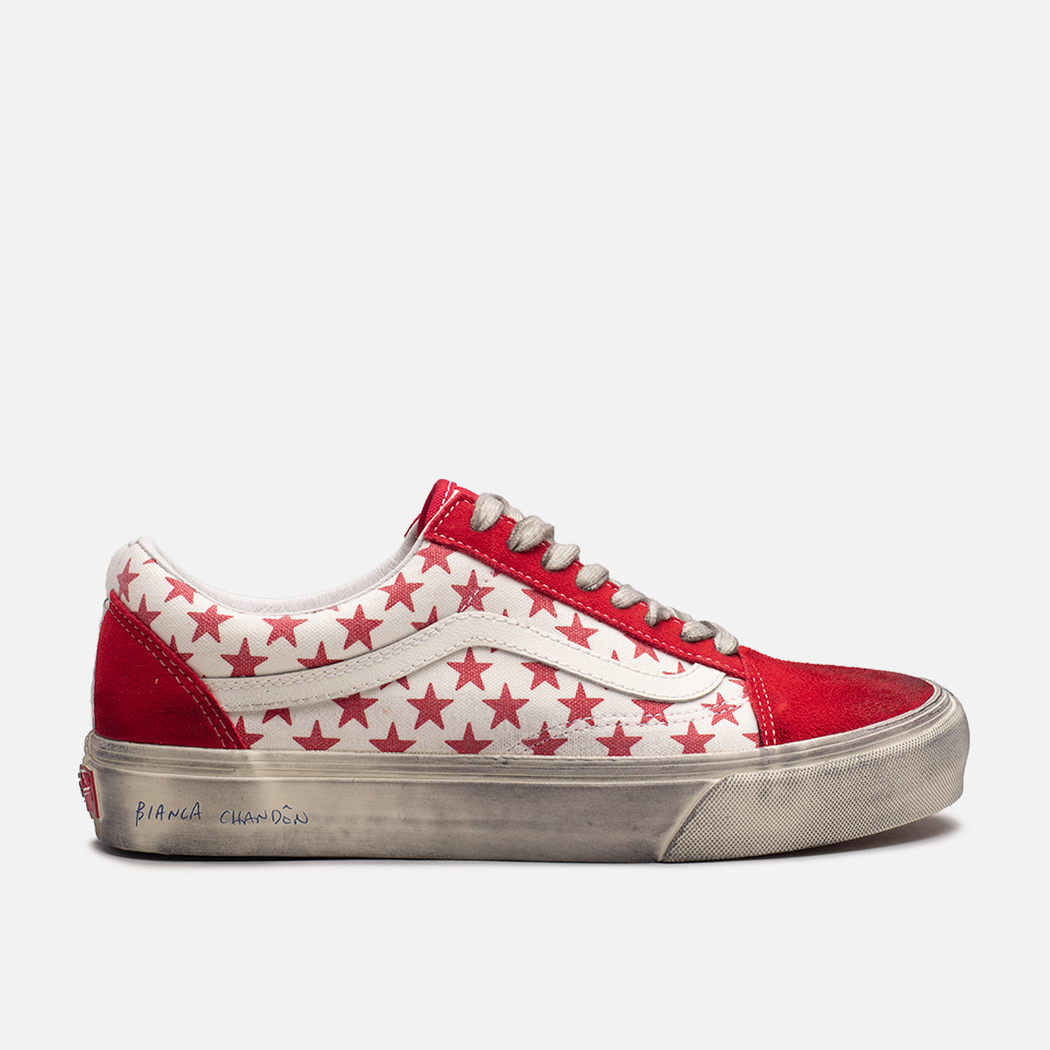 BIANCA CHANDON X VANS VAULT OLD SKOOL VLT LX - STRESSED RED 