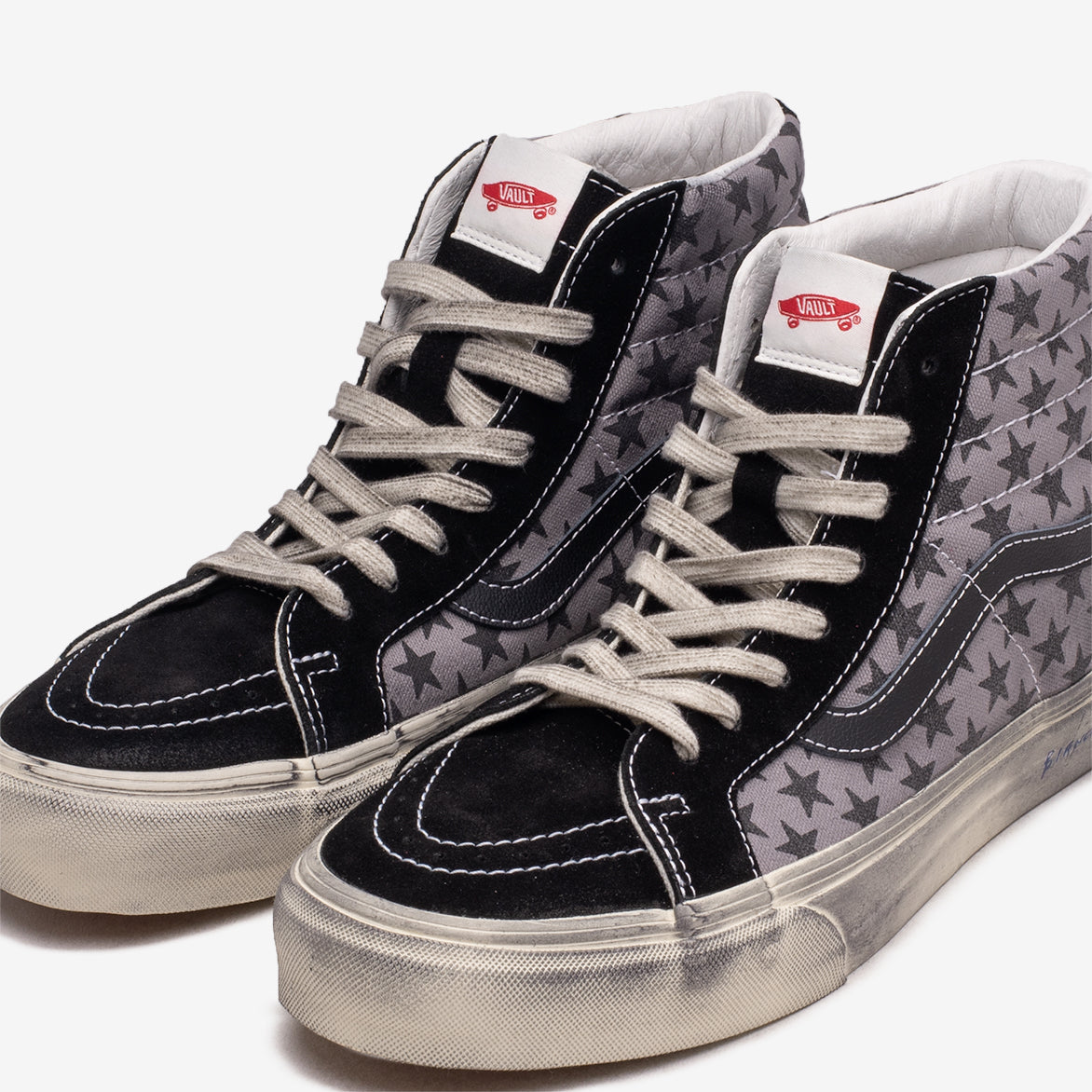 BIANCA CHANDON X VANS SK8-HI REISSUE VLT LX - STRESSED BLACK / GREY