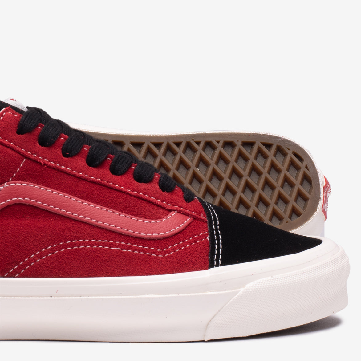 VANS VAULT OG OLD SKOOL LX SUEDE - CHILI PEPPER / BLACK