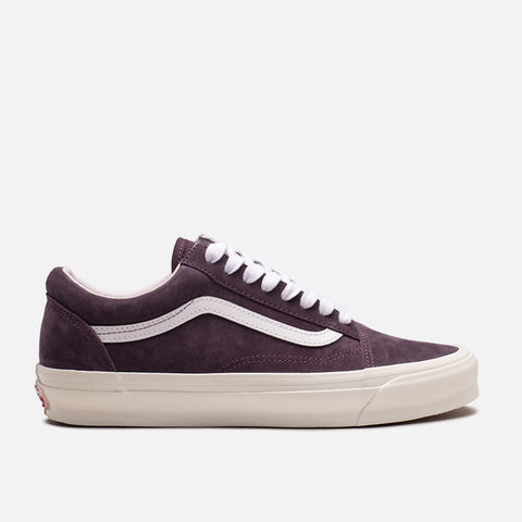 VANS VAULT OG OLD SKOOL LX - Pig Suede Wine